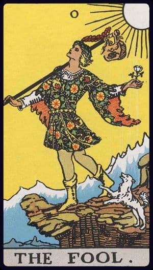 The Fool Background Card