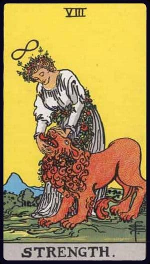 Strength Background Card